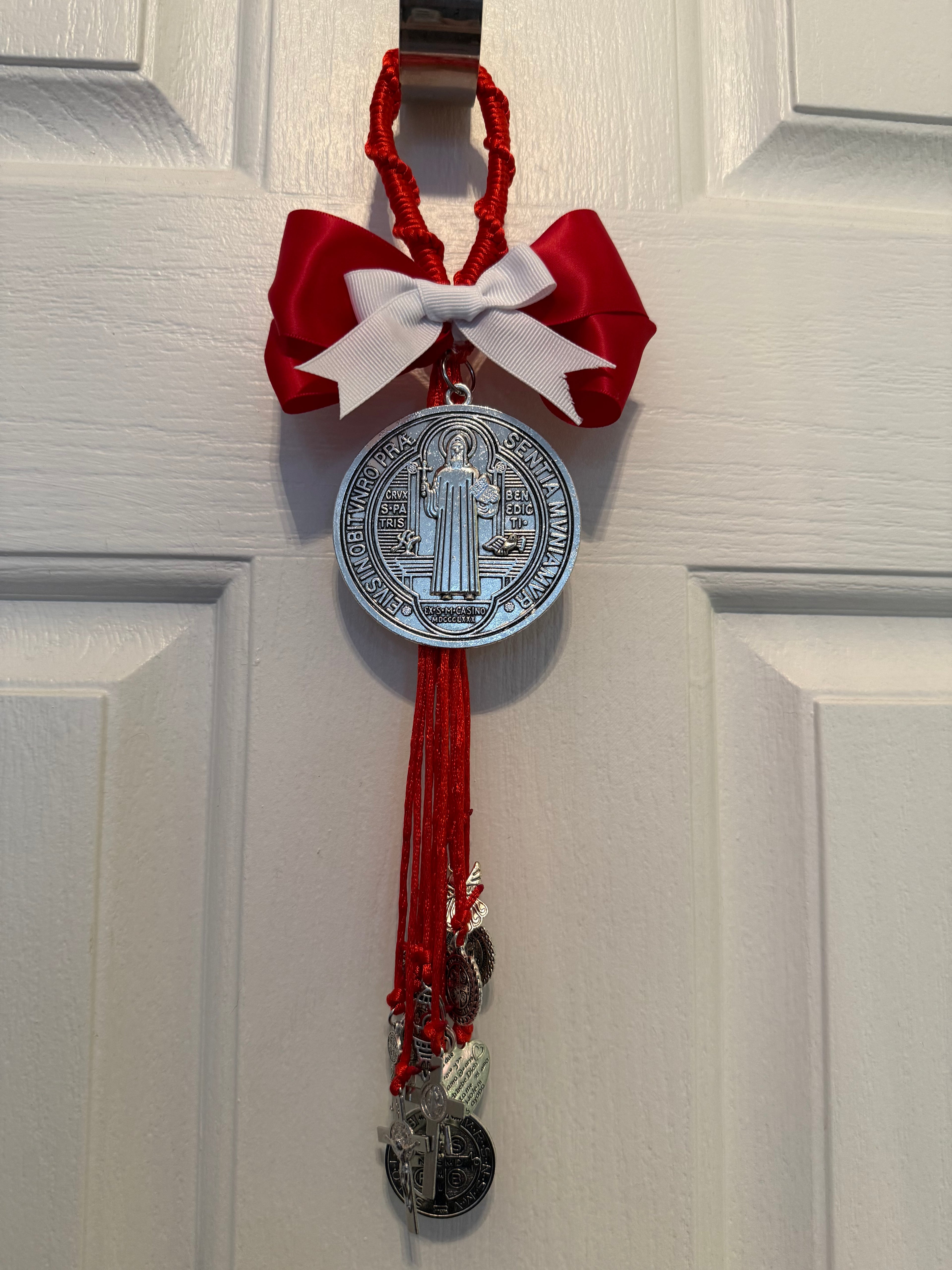 Blessed Saint Benedict Medal – Red Protection (Business & Home)