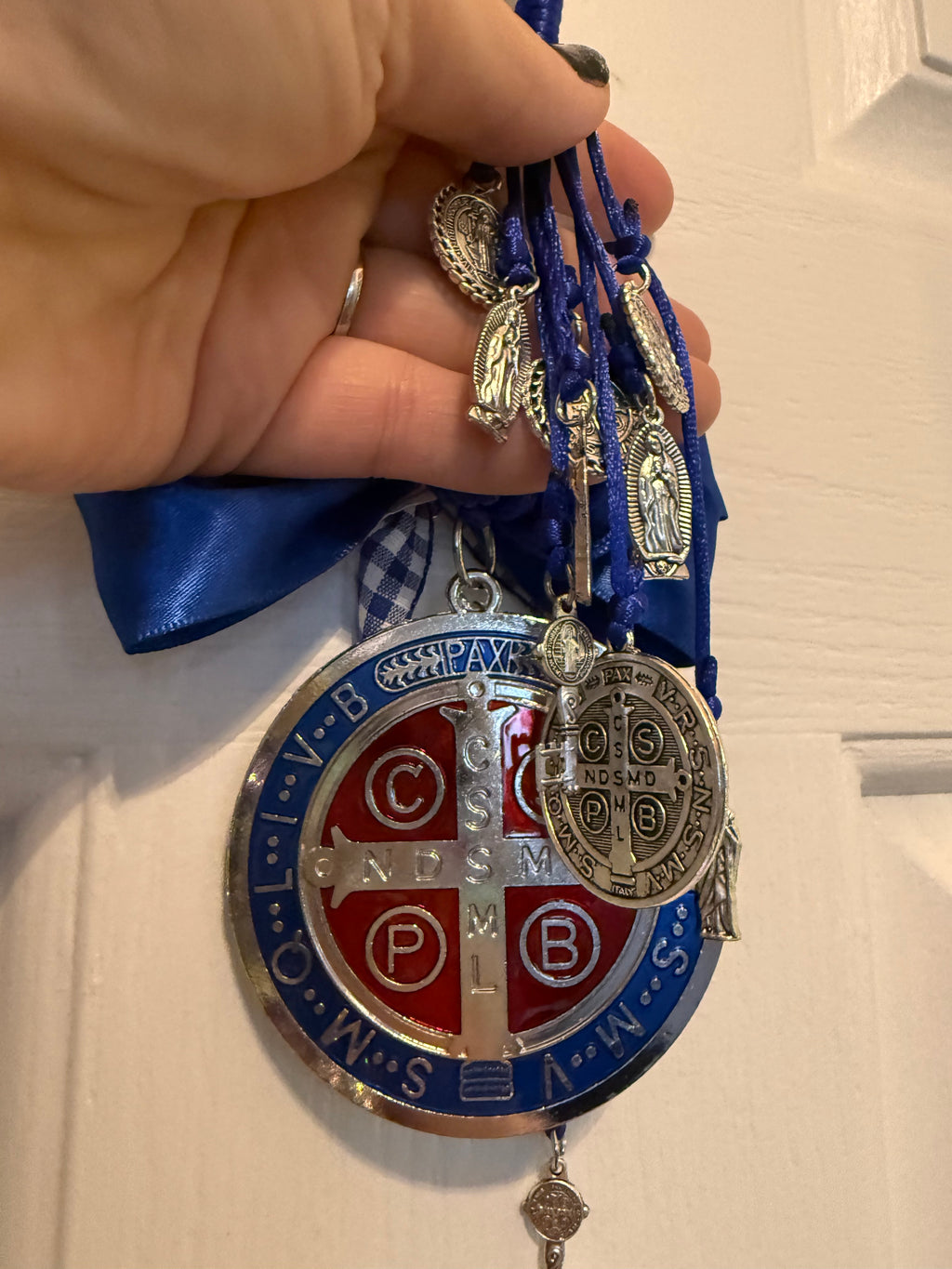 Blessed Saint Benedict Medal – Blue Protection (Boys’ Room & Students)