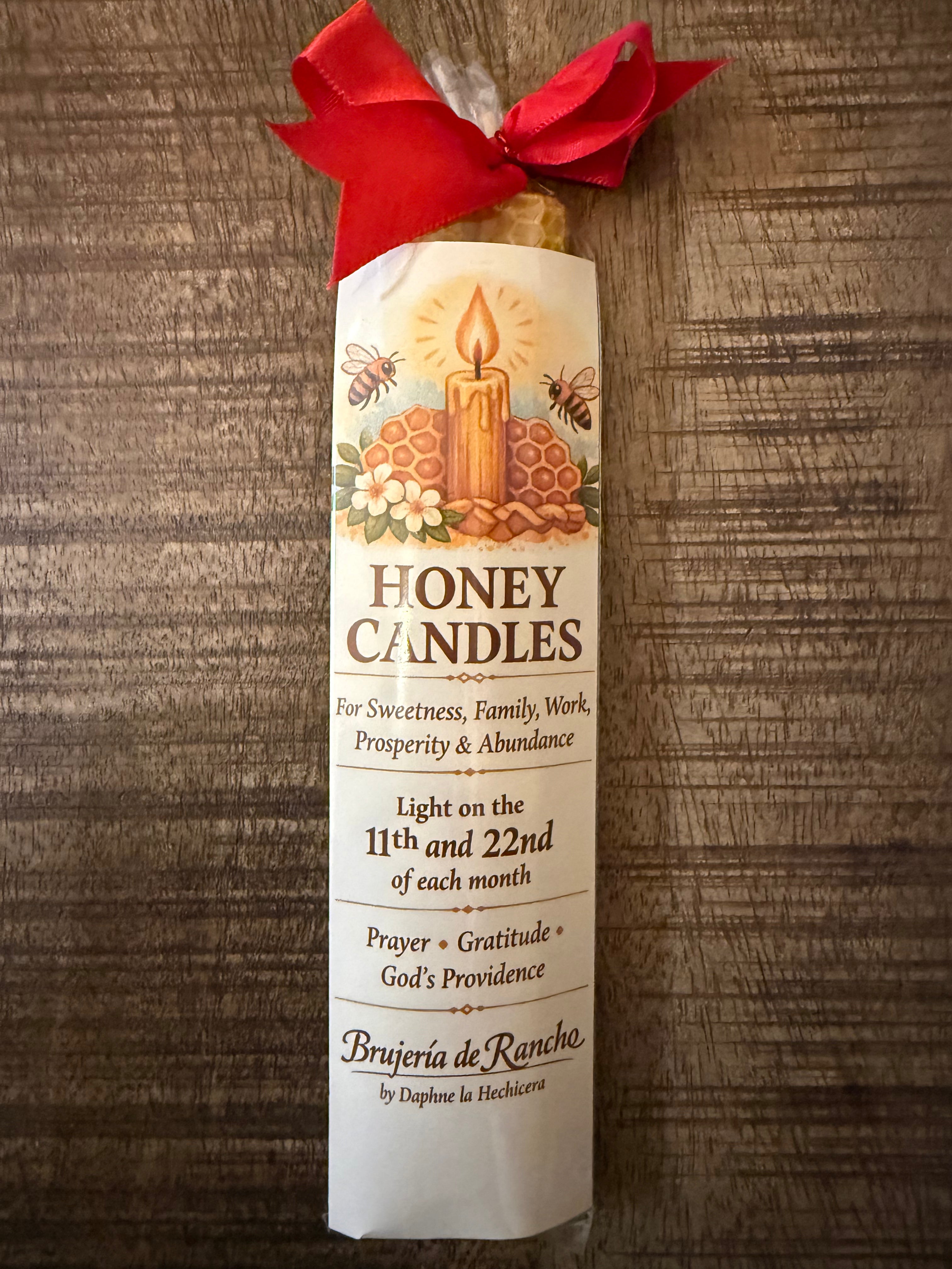 Velas de miel (Honey candles)
