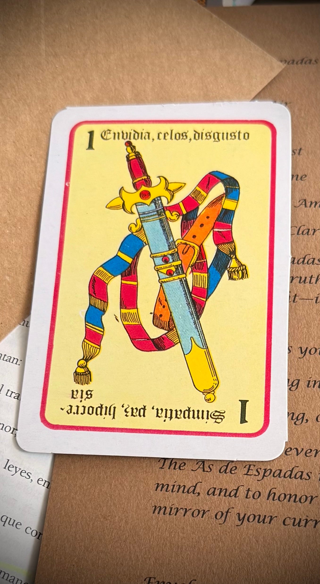 Baraja Española Card Reading