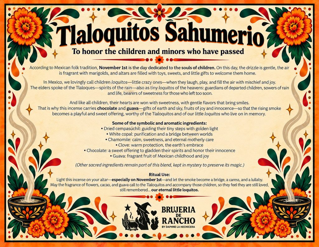 Tlaloquitos Sahumerio – Día de Muertos Incense for Departed Children and Angelitos