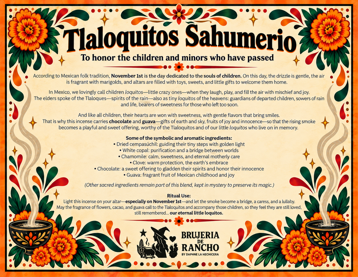 Tlaloquitos Sahumerio – Día de Muertos Incense for Departed Children and Angelitos