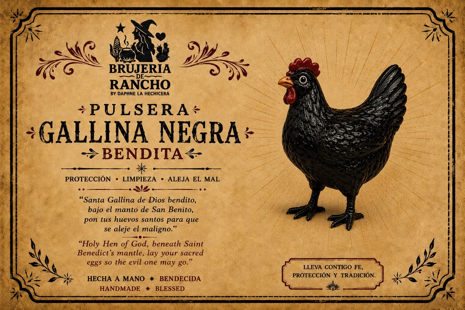 Blessed Gallina Negra Bracelet